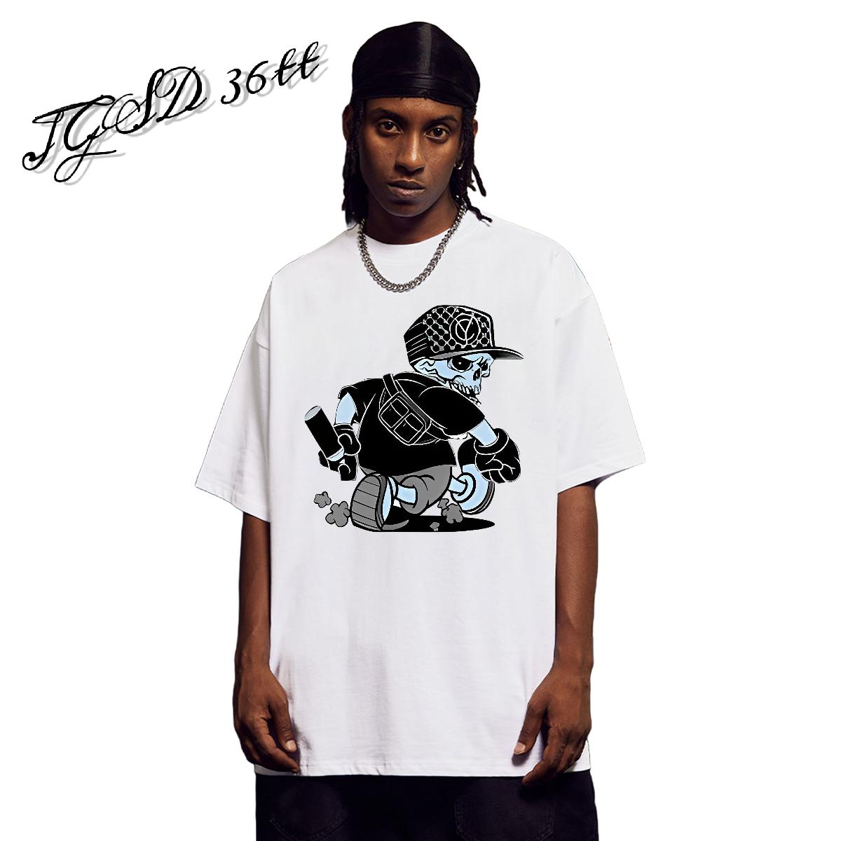 Comfortable Tshirt for Man Woman 180g Cotton Street Casual T shirt Asian Size Customized Tops Tees