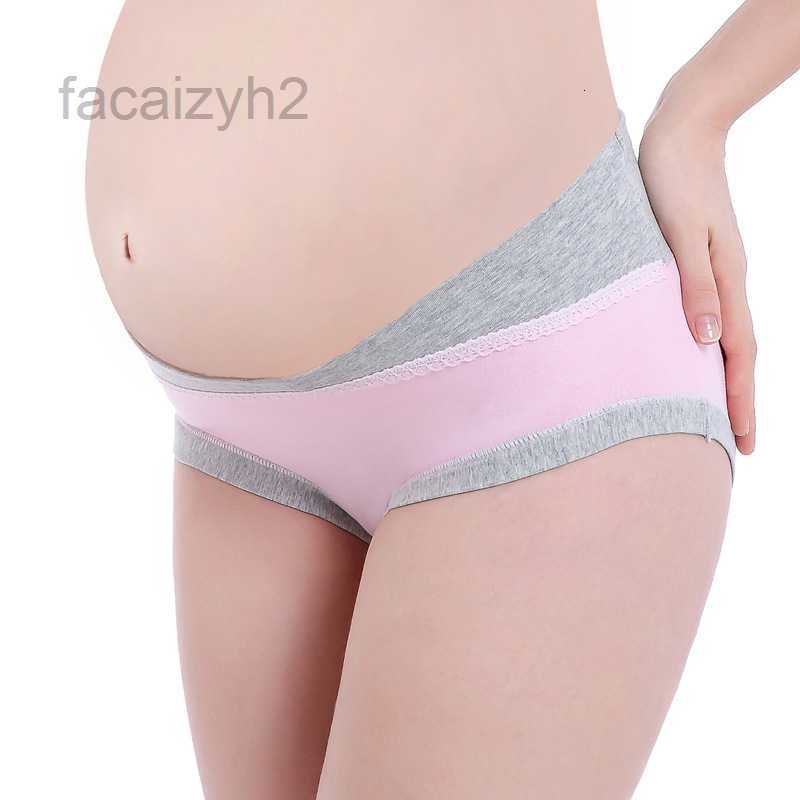 Maternity Intimates pregnant women underwear low waisted belly support seamless U-shaped shorts cotton pregnant underwear belly support pants large si