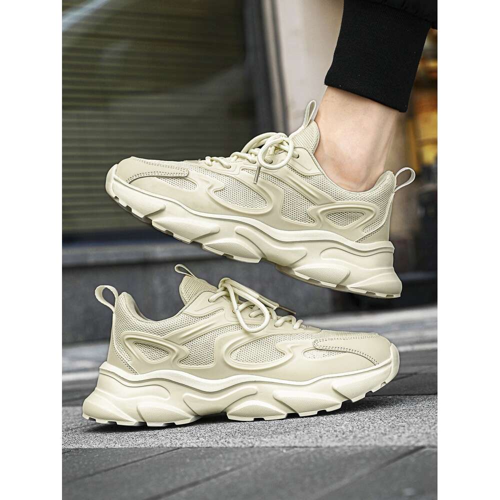 Pre Men S Tied Minimalist Style Breathable Mesh Sneakers Outdoor Sports And Daily Wear With Thick Soles Ddmysaturn