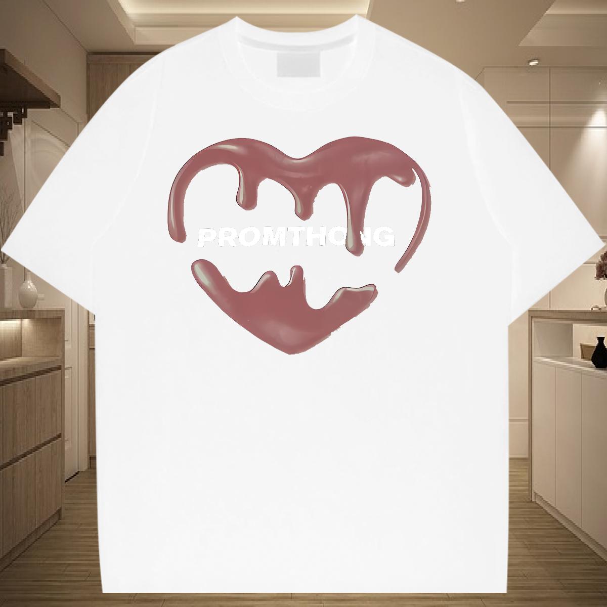 Loose T Shirts Men Casual Daily Wear Breathable Short Sleeve Couples T Shirts Wholesale DIY Printed Clothings