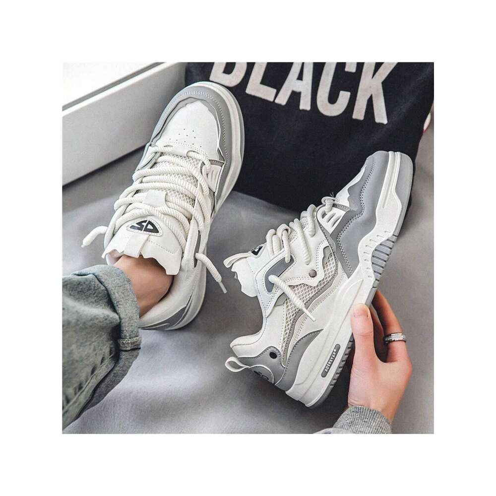 Ddmyoutdoor Fashion Men S Platform Sneakers Thick Soled Running Trendy All Match Comfortable Students Casual Shoes