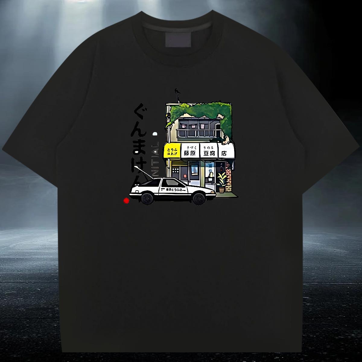 Fashion T Shirts Men Black White Men Tees Daily Outfit Breathable Crew Neck Unisex Tee Shirt