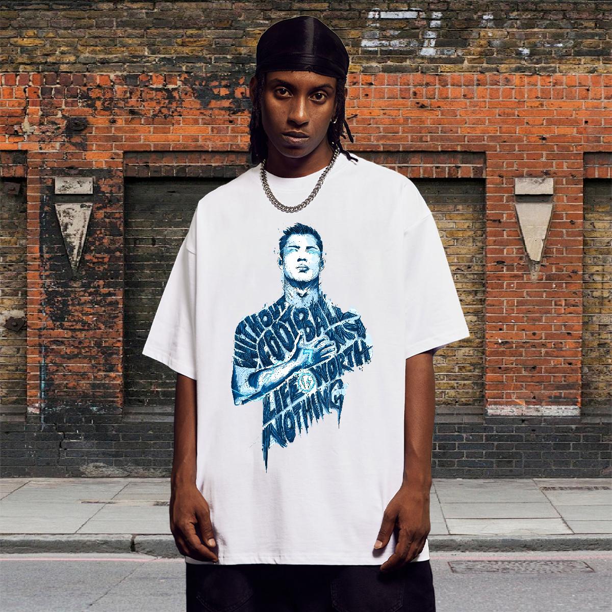 Brand T-Shirts Black Oversized Summer Casual Men Tees Crew Neck Cotton Breathable Wholesale