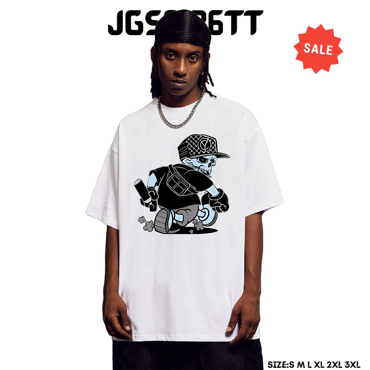 Comfortable Tshirts Cotton O Neck Short Sleeves Street Wear T-Shirts for Men White Plus Size Fashion Polos