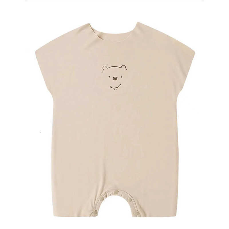 Baby Jumpsuits Baby short sleeved jumpsuit a touch for newborns summer thin baby clothes cartoon jumpsuit crawling suit
