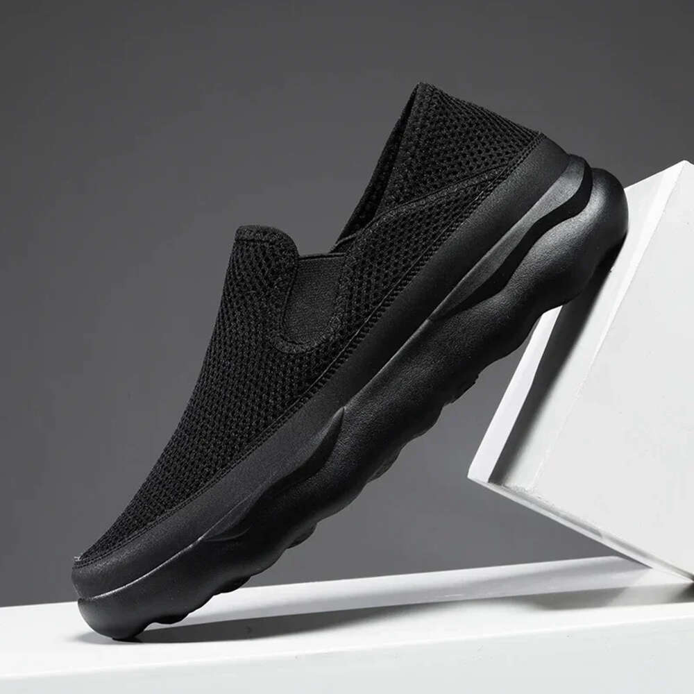 Running Casual Summer Sneakers Sport Shoes Men Loafers Breathable Slip On Lightweight Mesh Walking Zapatillas Hombre Ddmysaturn