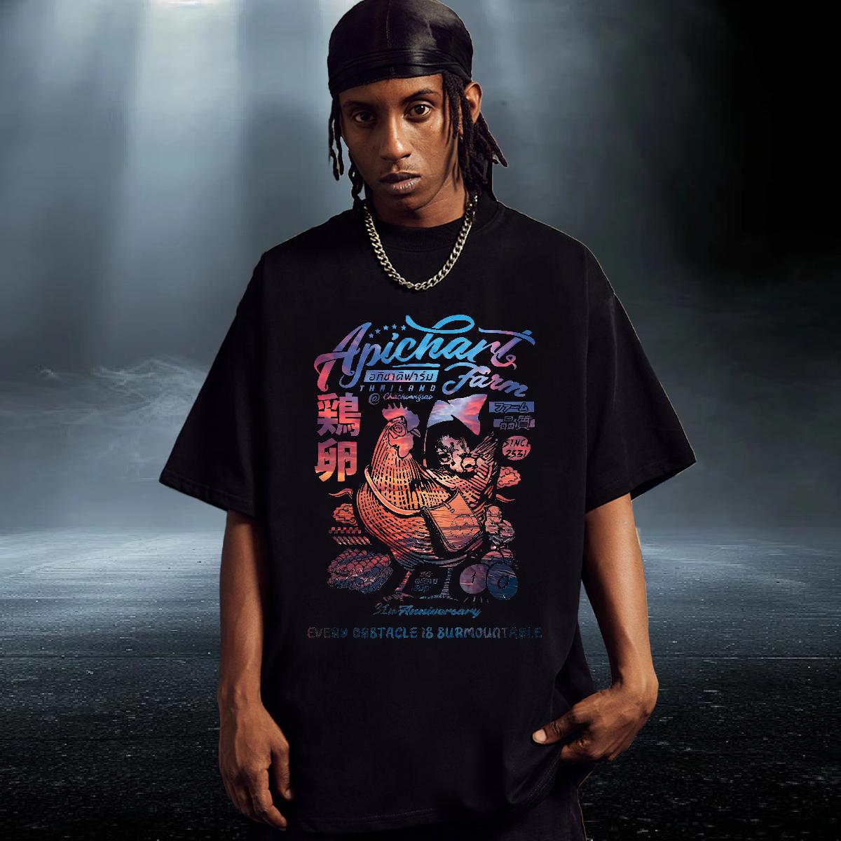 2024 DIY Men T Shirts DIY Printed Beach Men Tops Tees Short Sleeve Cotton O-Neck Wholesale