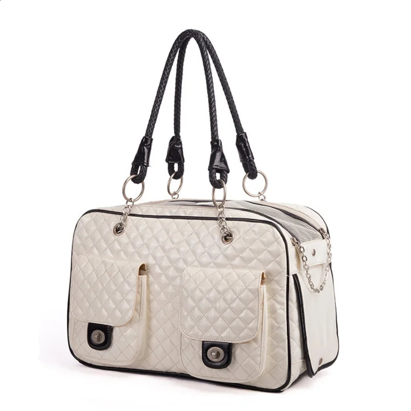 Pet Cat Travel Leather s Sg Backpack Teddy Carrying Bag Handbag Small Dog Portable Outdoor Accessories 240524 ff3b 4