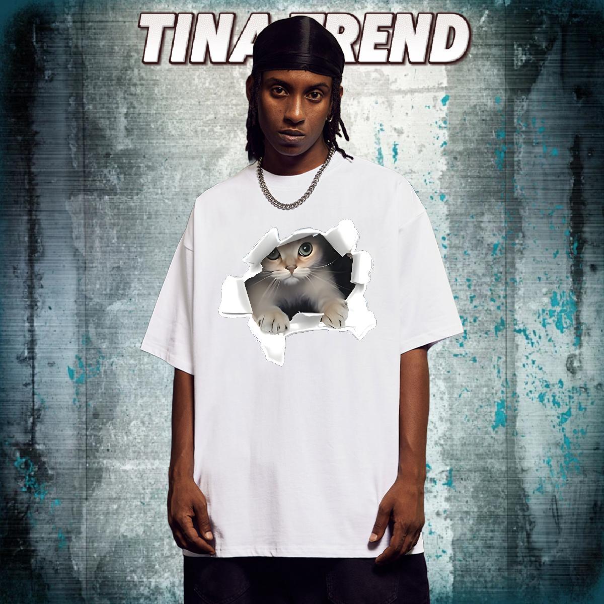 Fashion Design T shirt Custom Print Plus Size Casual Daily Wear Mens Tshirts Short sleeve Cotton Soft Comfortable