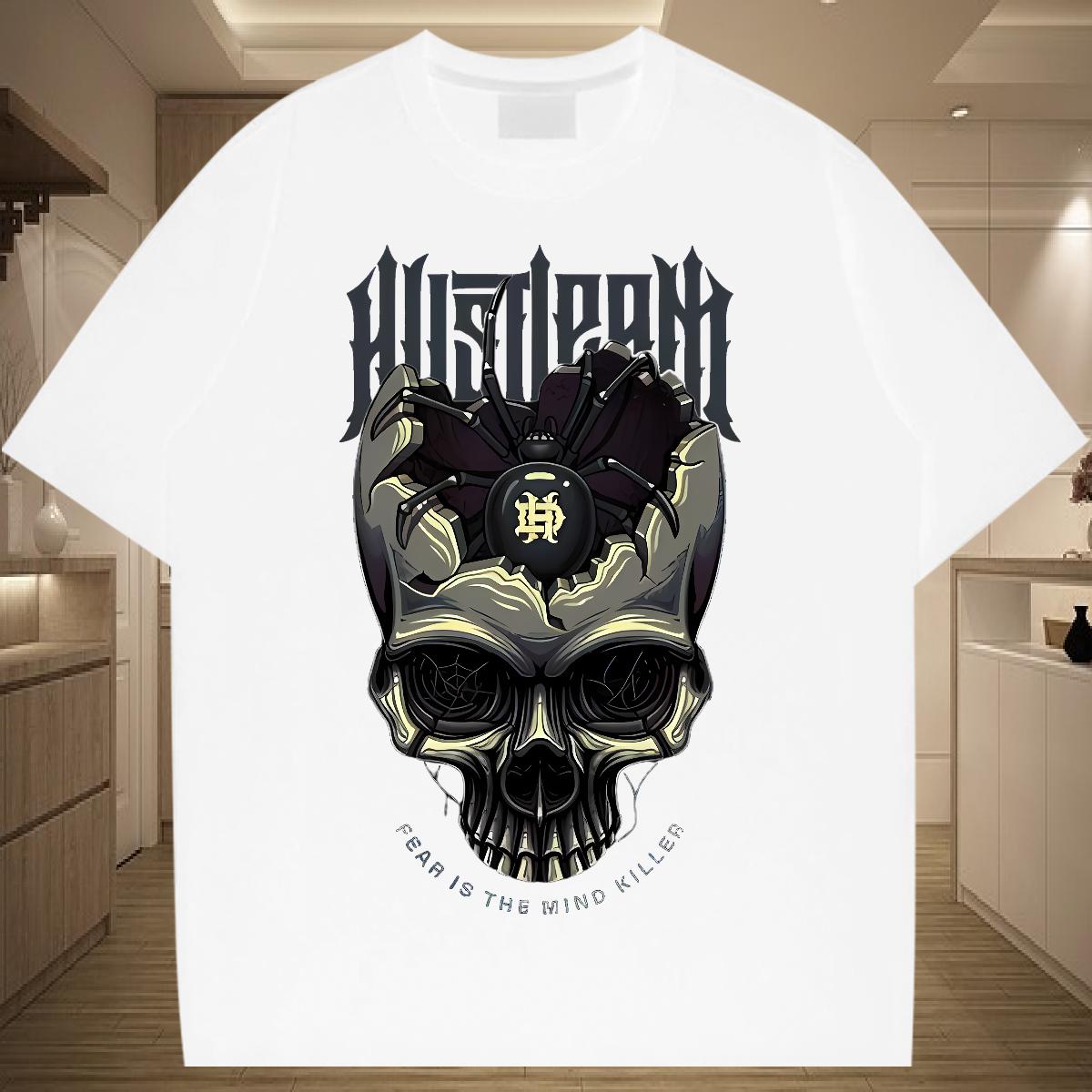 Classic Casual Man T Shirts Custom Cartoon Summer Casual Men Clothes T-Shirt Crew Neck Cotton Breathable Loose