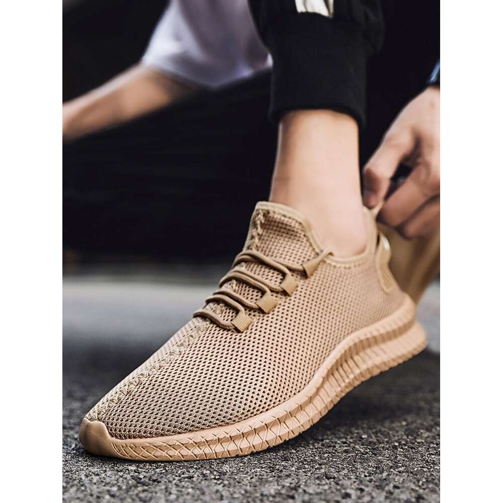 Selling Couple's Mesh Lightweight Breathable Mid-Top Sock Sneakers, Casual Sports Fashion Shoes