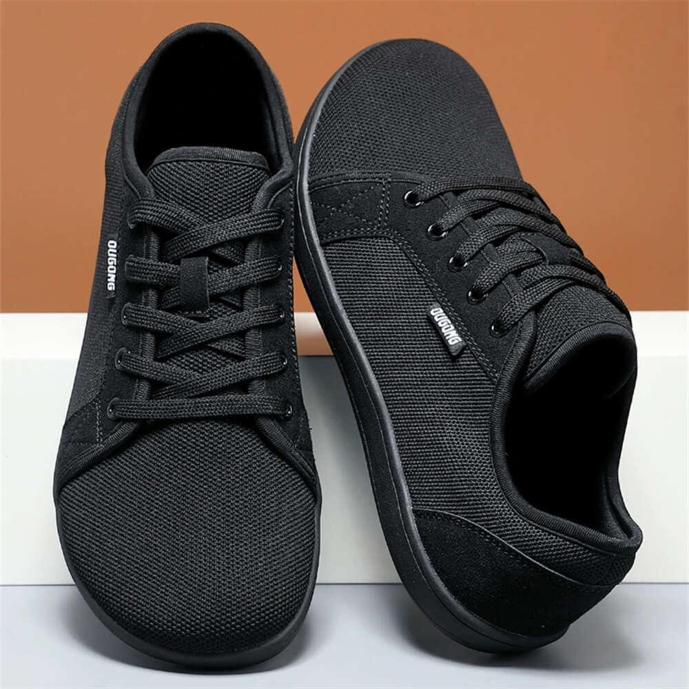 2024 Wide Barefoot for Men Women Canvas Sneaker Fashion Flats Soft Zero Drop Sole Wider Toe Minimalist Walking Shoes