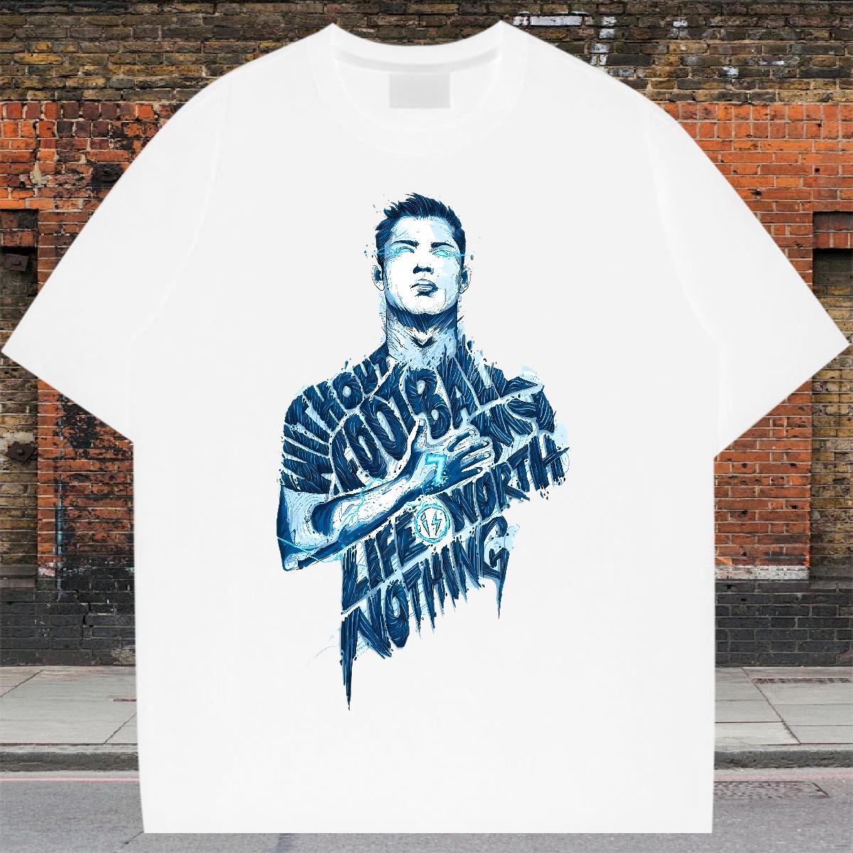 Brand T-Shirts Black Oversized Summer Casual Men Tees Crew Neck Cotton Breathable Wholesale