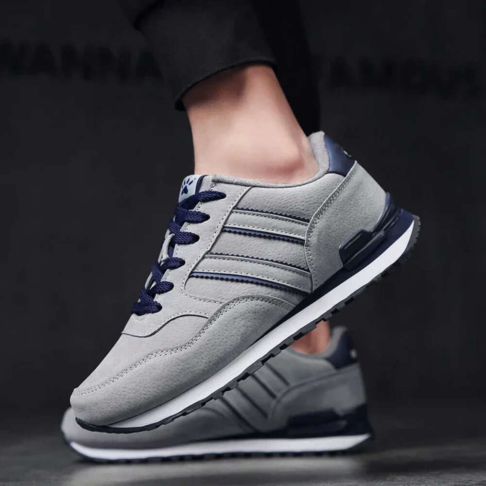 Suede Walking Lightweight Leather Outdoor Casual Sneakers Men Comfortable Sport Running Breathable Jogging Shoes Ddmysaturn