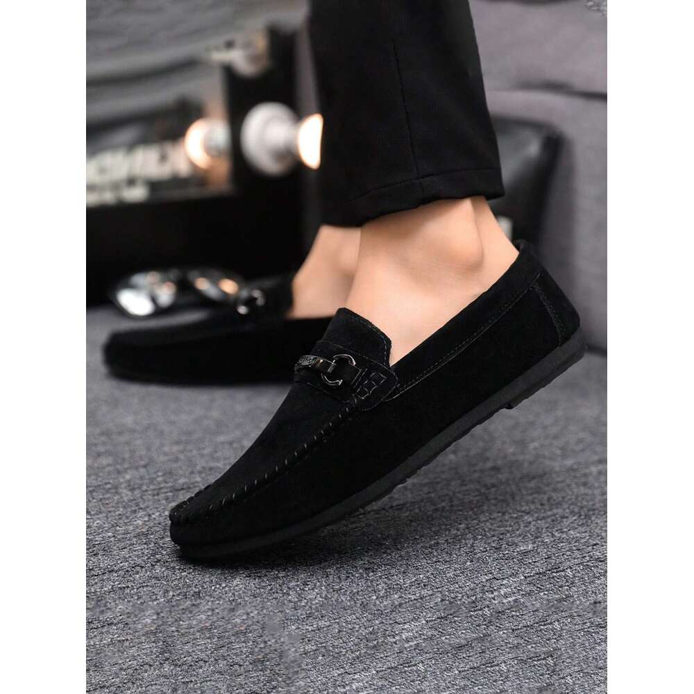 Men New Style Dress Casual Business Leather Loafers Comfortable Everyday Shoes Full Season Ddmysaturn