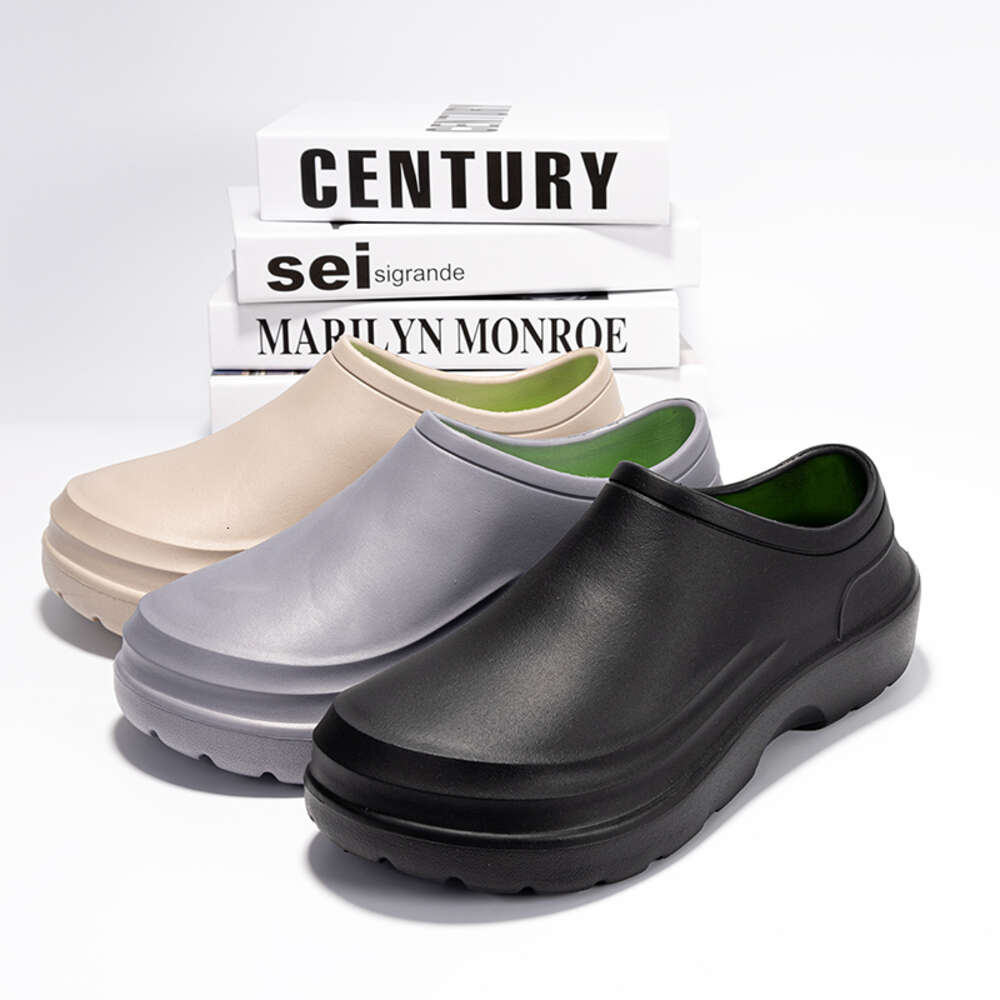 Men Waterproof Outdoor Oilproof Nurse Chef Eva Lightweight Garden Sandals Casual Slippers Beach Aqua Shoes Ddmysaturn