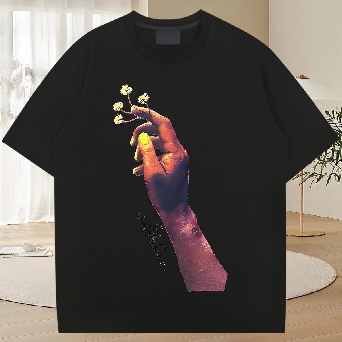 Wholesale T-Shirts Casual Cotton Breathable Soft Tshirt for Man Woman 2024 New Custom Cartoon Tees Shirts