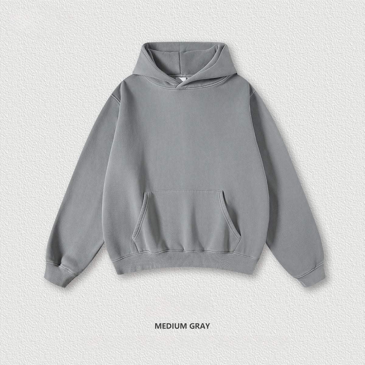 Oversized Hoodies Hip Hop Sweatshirts Heavyweight Sports Pullove Thick Plush Autumn Winter Men And Women Personality Solid Color Hoodie Drop Shoulder 
