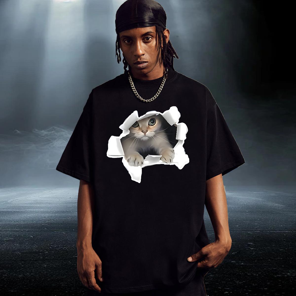 Fashion Men T Shirts Custom Cartoon Spring Summer Men Tshirts O-Neck Short Sleeve Cotton Cool Design