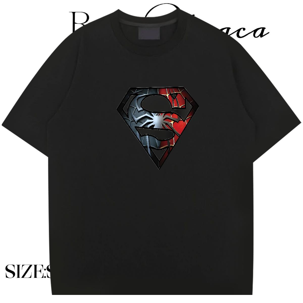 Loose T Shirts Men Home Outdoor Crew Neck Cotton Breathable Men Tshirts DIY Custom Cartoon Top Tees