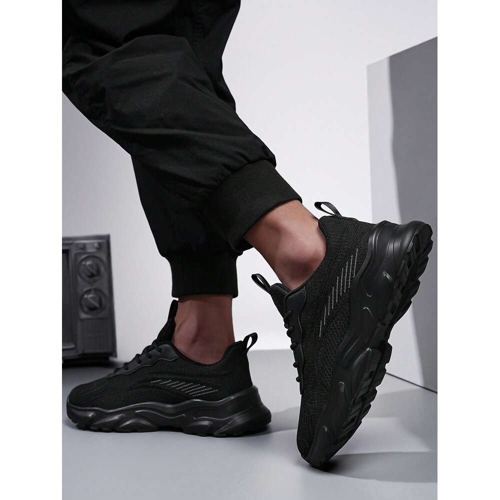 Comfortable Men S Breathable Non Slip Durable Solid Color Running Athletic Shoes Casual Ddmysaturn