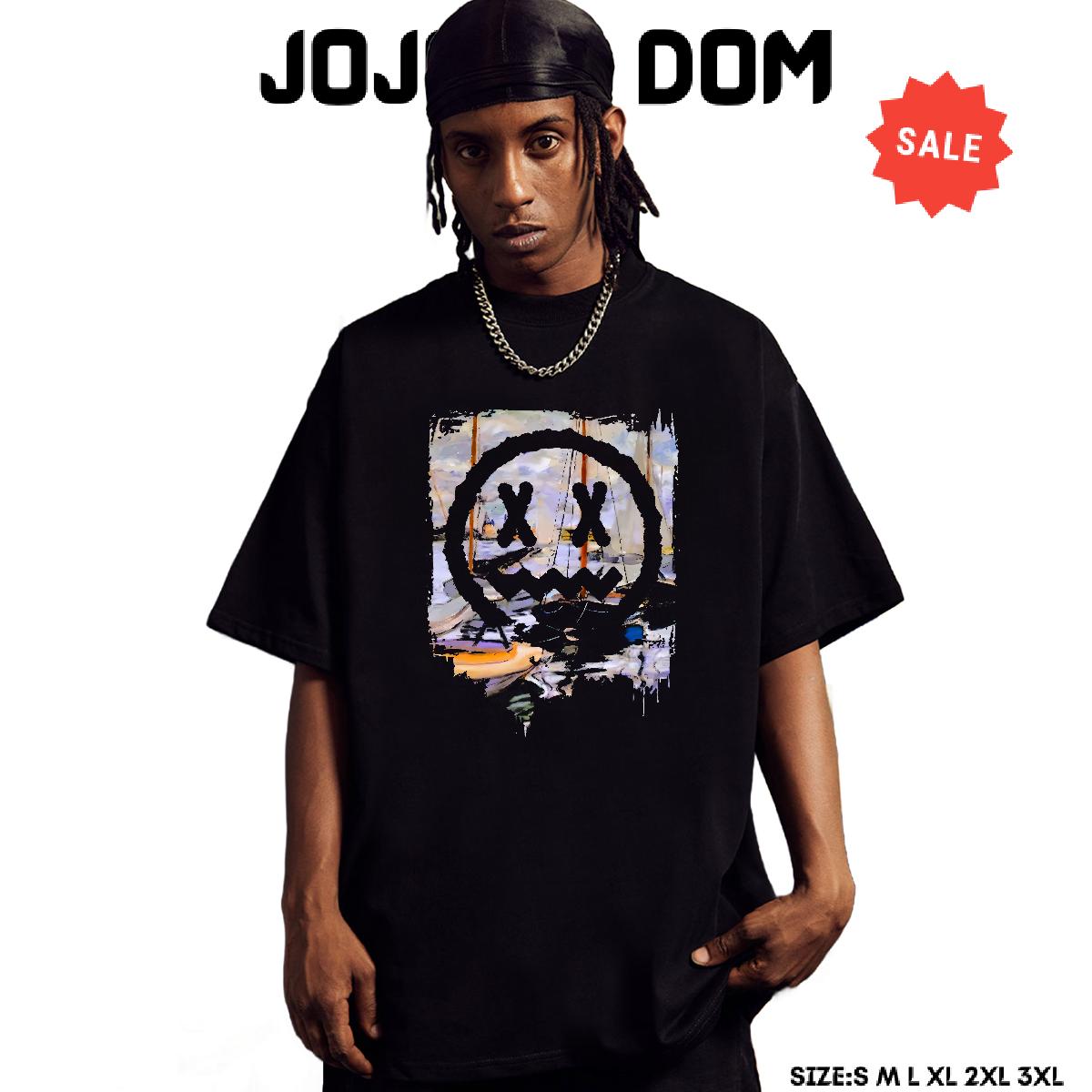 DIY Customized T shirt Cartoon Print Hip Hop Men Tees Breathable Short Sleeve Cool Design