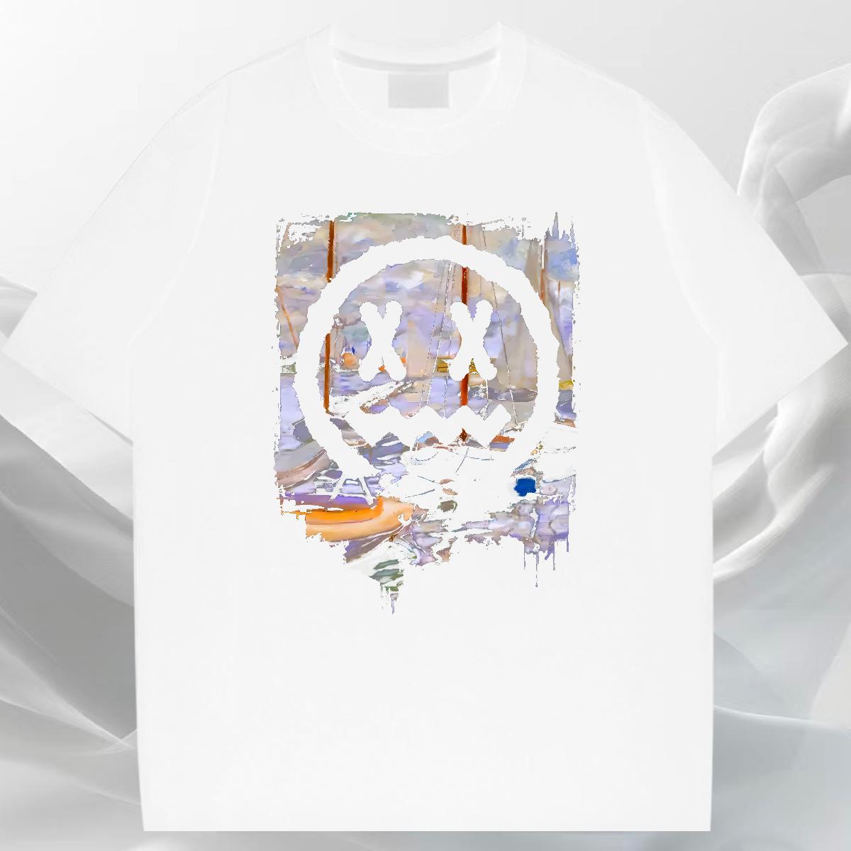 DIY T Shirt For Man Custom Print Plus Size Hip Hop Mens Tshirts Crew Neck Cotton Breathable Comfortable