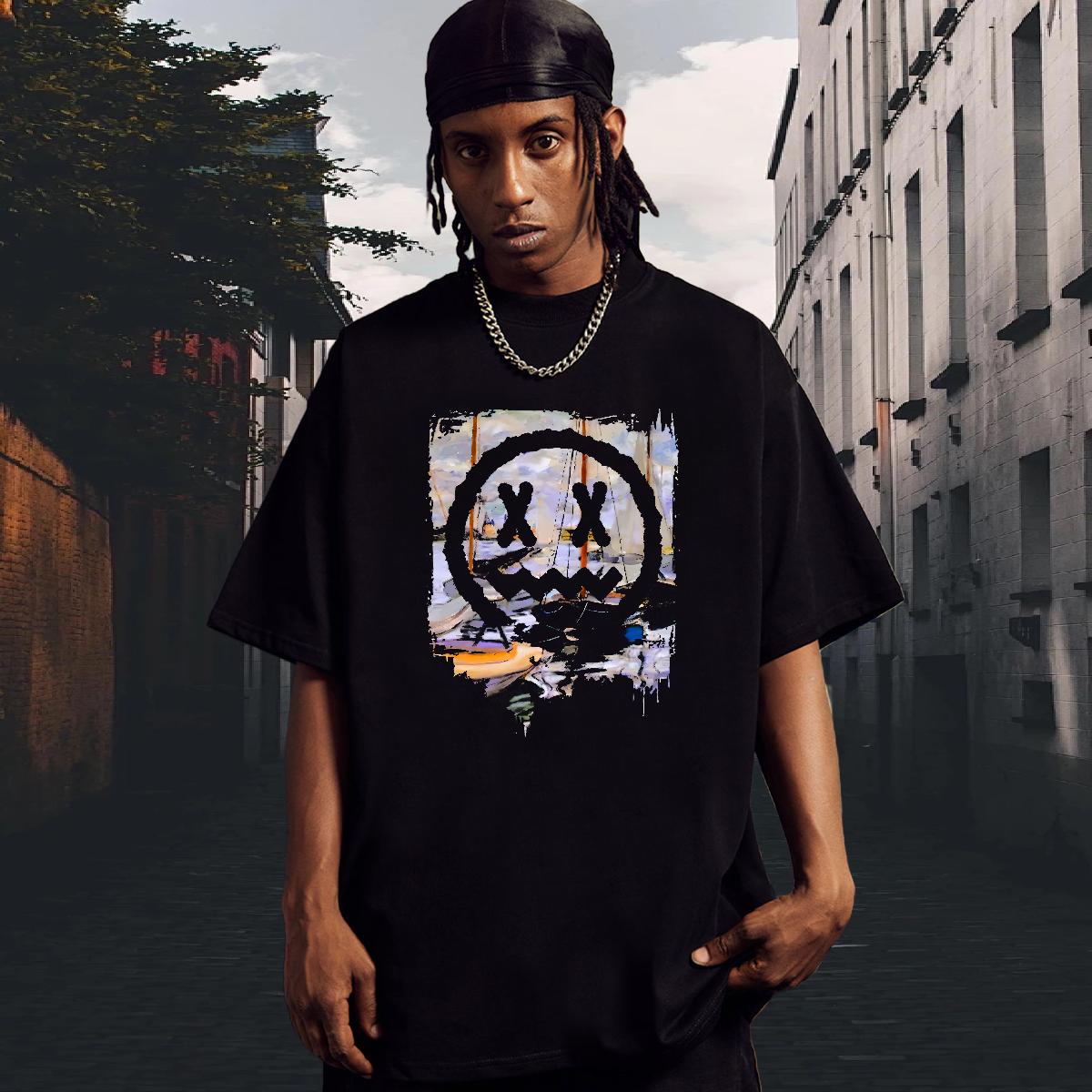 Fashion Designer Man T Shirts Customized Print Summer Casual Tshirt for Man Woman Crew Neck Cotton Loose