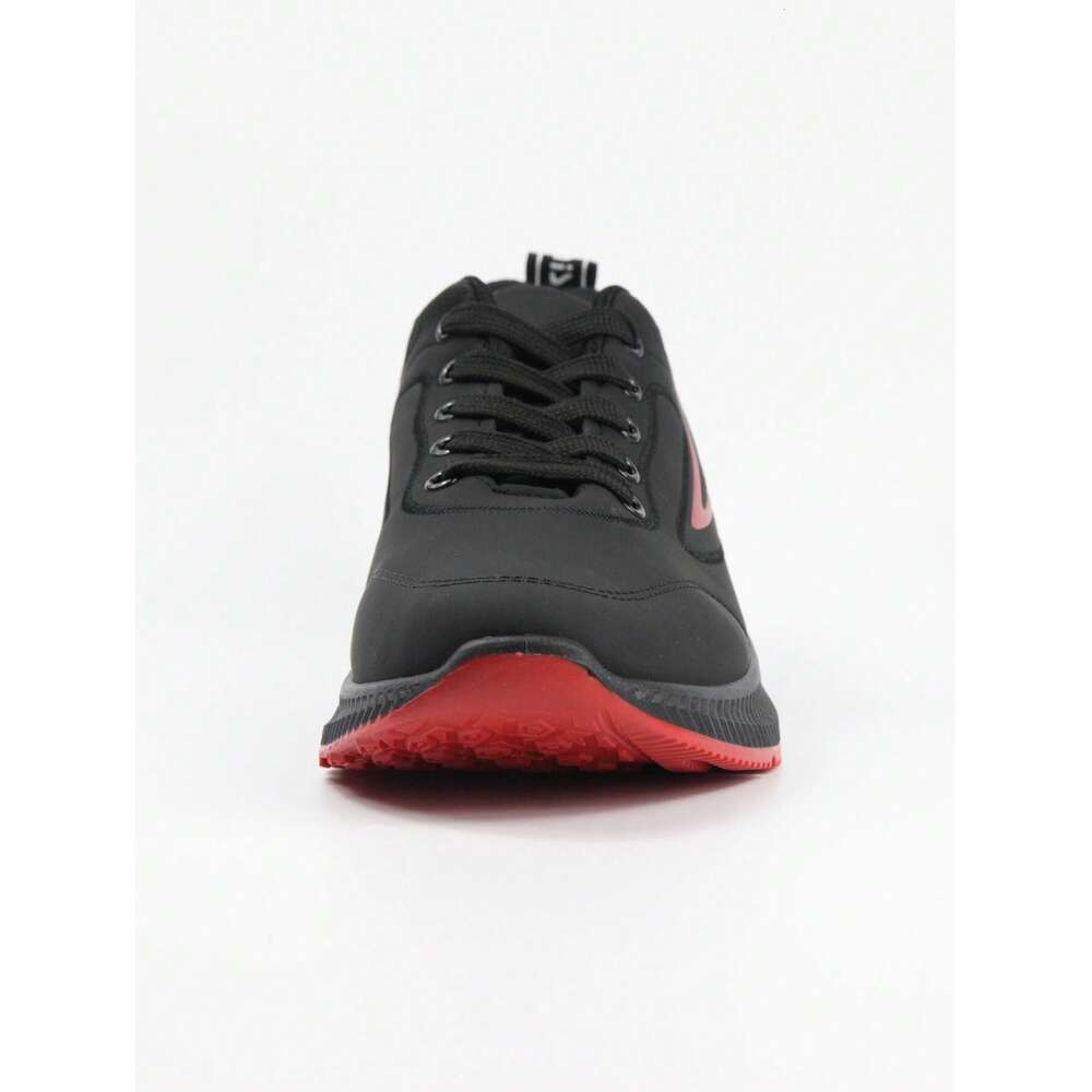 Ddmyoutdoor Men S Waterproof Slip Resistant Sports For Autumn Winter Casualwear Soft Running Shoes Black Leather Four Seasons Shoes