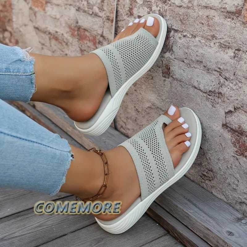 Womens Fashion Shoes Sandals Elegant Shoes Slippering on Sexy Shoes Womens Slippery Shoes Zapatillas Printed Womens Casual Shoes 2024 240606