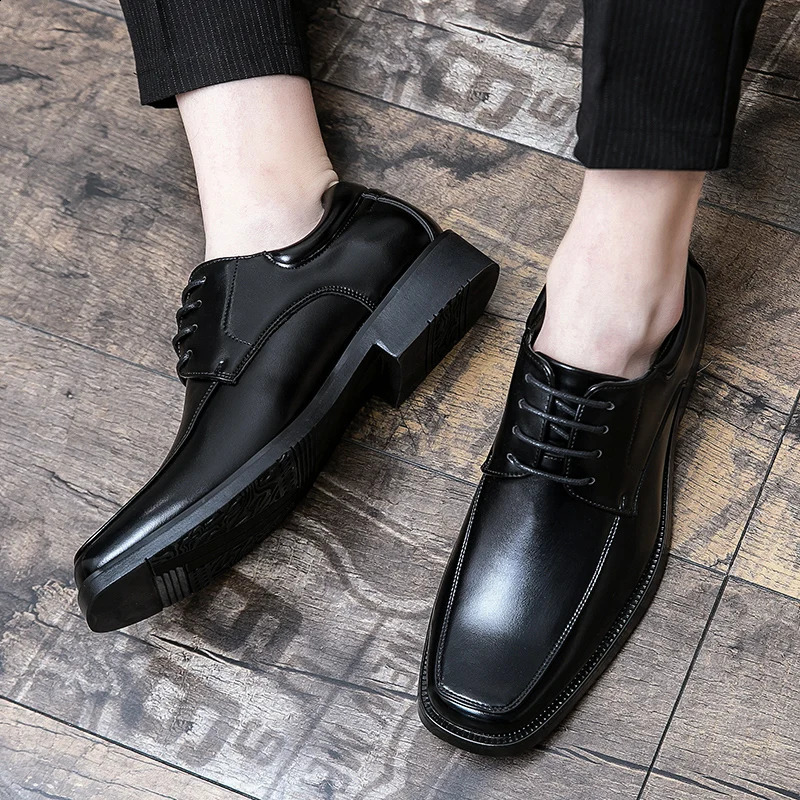 Mens Dress Shoes Genuine Leather Shoes for Men Social Shoe Male Original Leather Mens Sneakers Man Trend Loafers Slip 250805