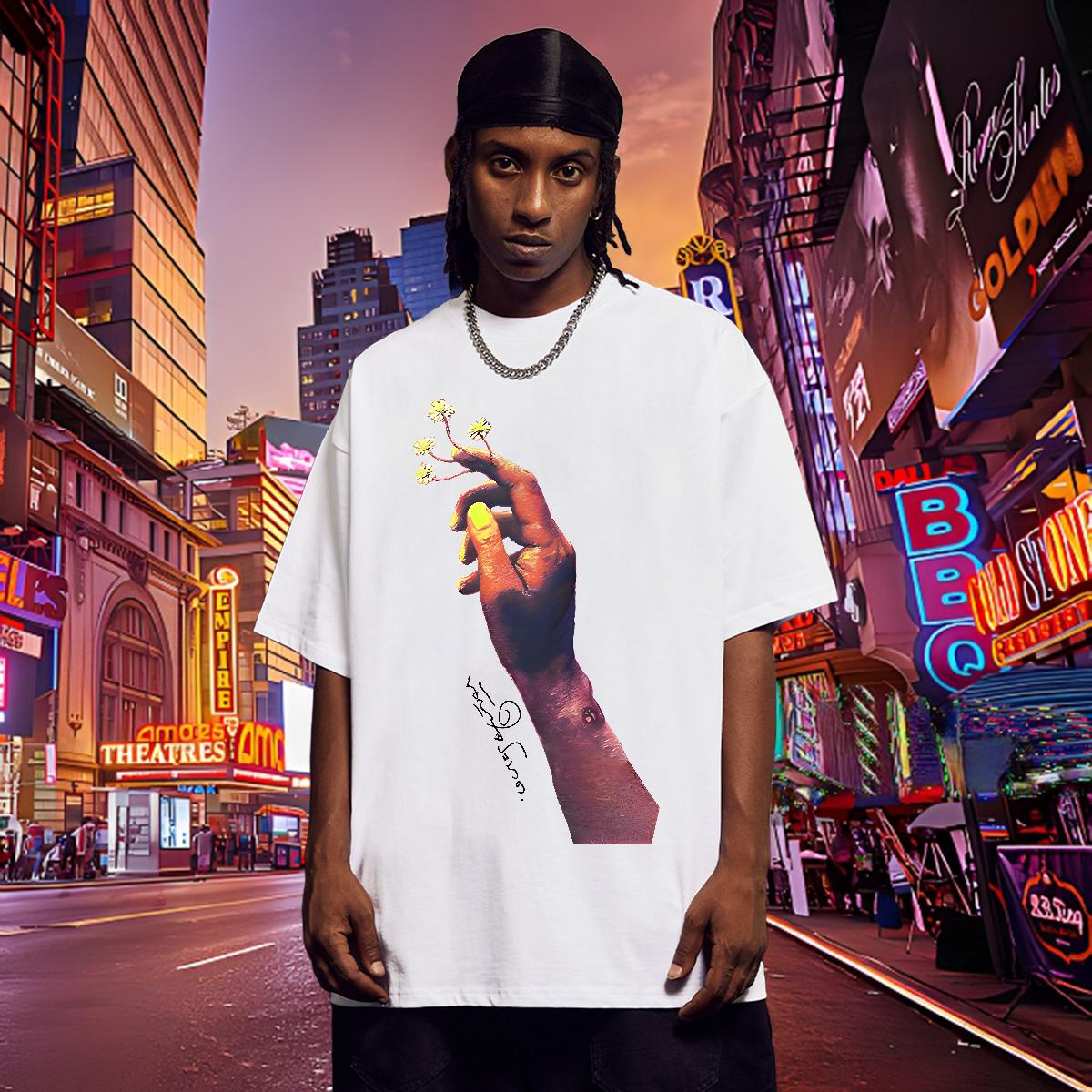 Loose Fit T-Shirts Sports Casual Cotton Breathable Short Sleeve Men Tees Wholesale Graphic Top Tees