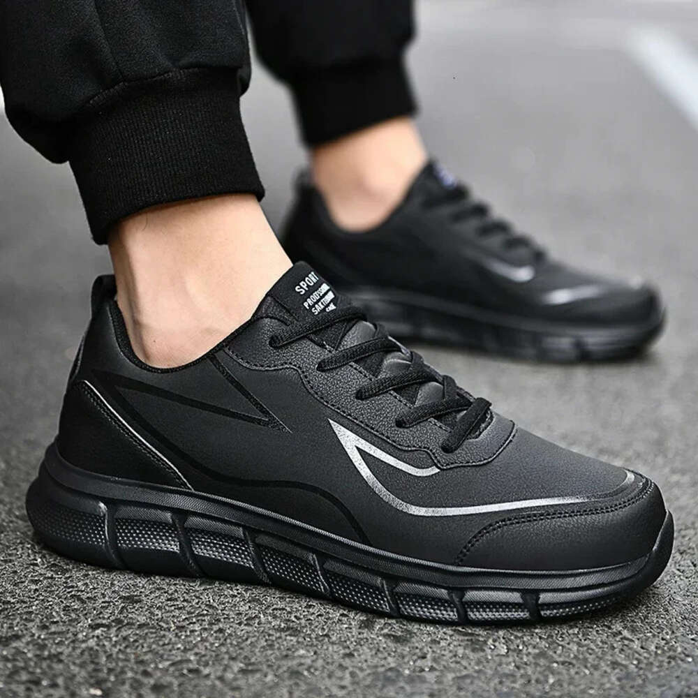 Walking Sneakers 2024 New Casual Pu Waterproof Lightweight Men Running Shoes Size 48 Footwear Zapatillas Hombre