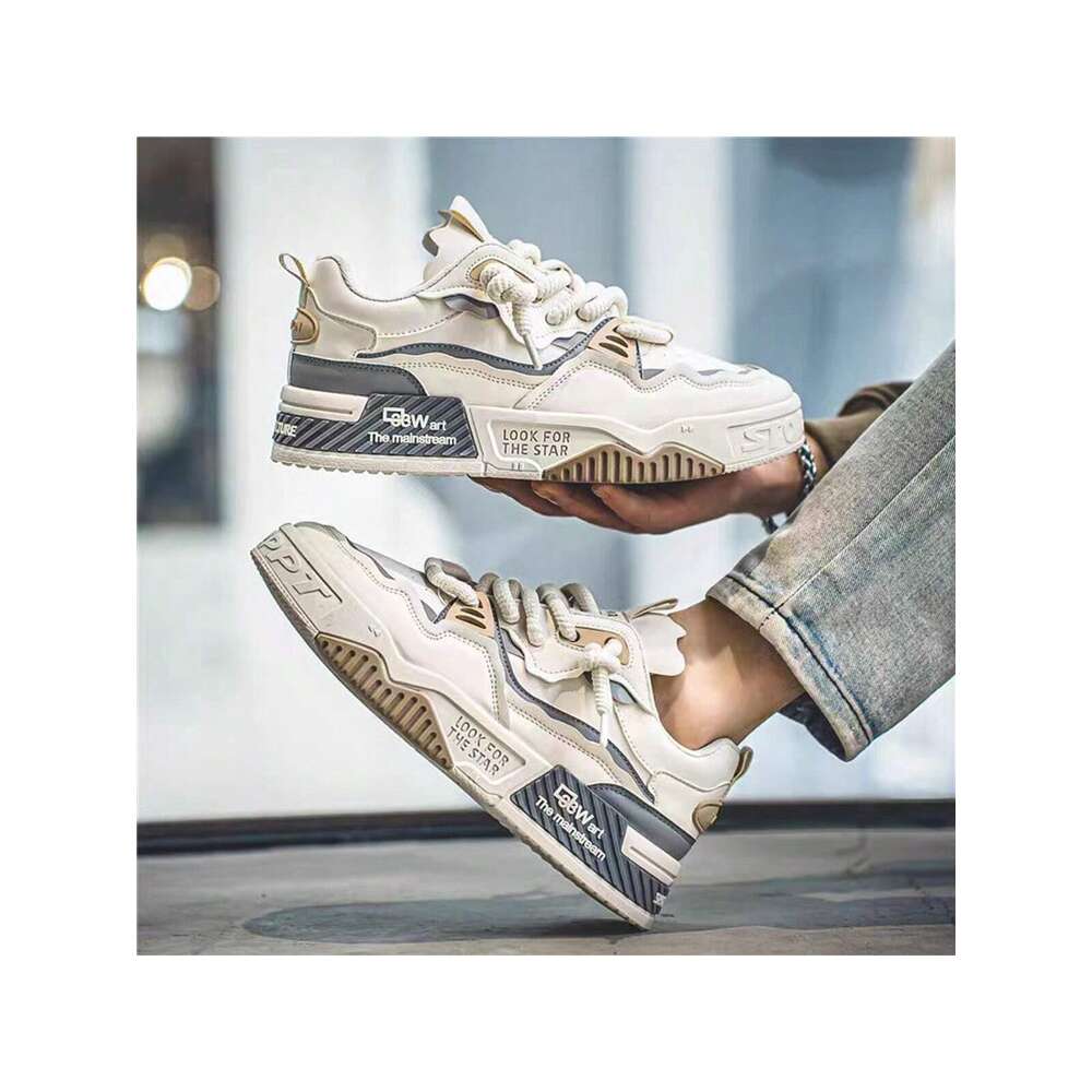 Ddmyoutdoor New Arrival Men S Shoes All Seasons Versatile Low Top Sneakers For Teenagers Casual Height Increasing Anti Slip Sports Shoes