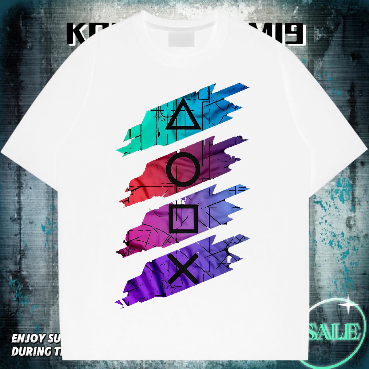 DIY Customized T Shirt For Man Oversized Sports Casual Mens Tshirts 180g Cotton Popular