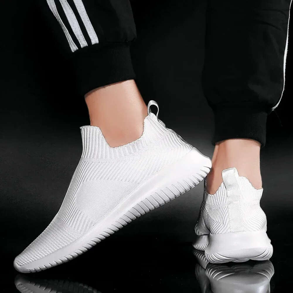 S Running Men Mesh Breathable Platform Lazy Person Sports Hiking Shoes Casual Light Walking Sneakers Loafers Ddmysaturn