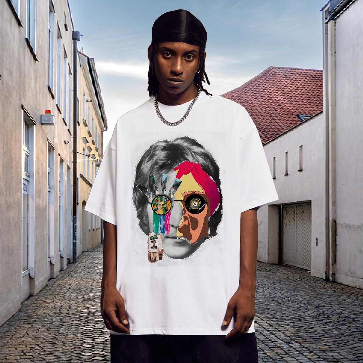 Classic Casual T-Shirts Cartoon Print Tshirt for Man Woman Casual Daily Wear Round Neck Short Sleeve Loose Tops