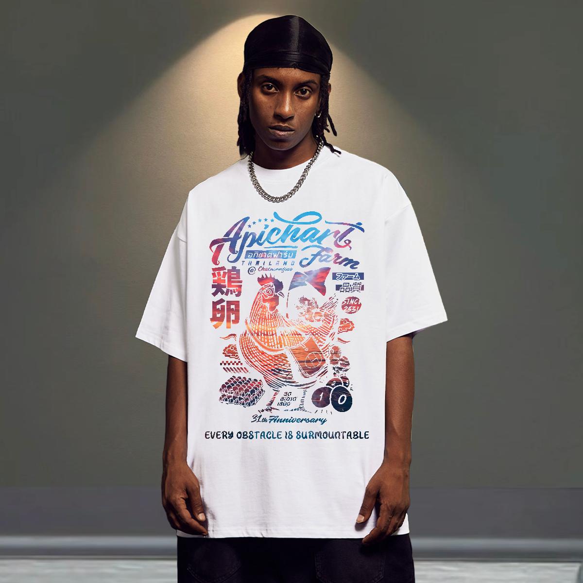 New Designer Mens T Shirts Custom Printed Daily Wear Men Tees Cotton O Neck Short Sleeves Brand