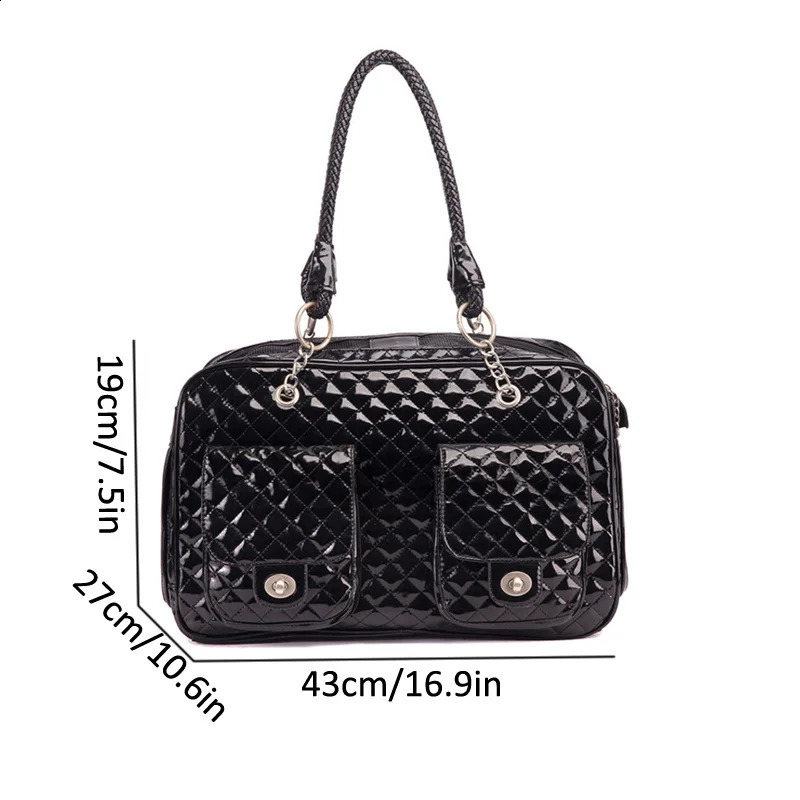 Pet Cat Travel Leather s Sg Backpack Teddy Carrying Bag Handbag Small Dog Portable Outdoor Accessories 240524 ff3b 4