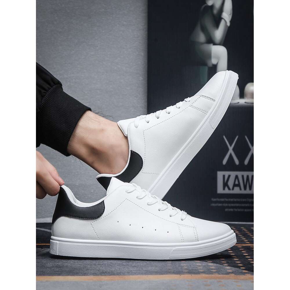 Casual Men S Sports Shoes Non Slip All Match White Sneakers Suitable For Four Seasons Ddmysaturn