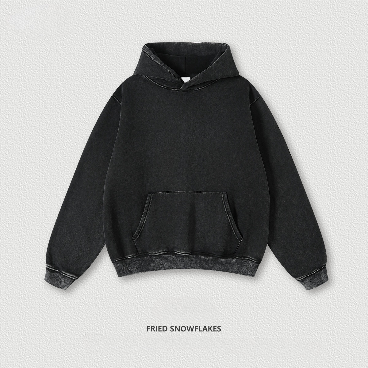 Oversized Hoodies Hip Hop Sweatshirts Heavyweight Sports Pullover Thick Plush Autumn Winter Personality Solid Color Hoodie Drop Shoulder Hoodies Graph