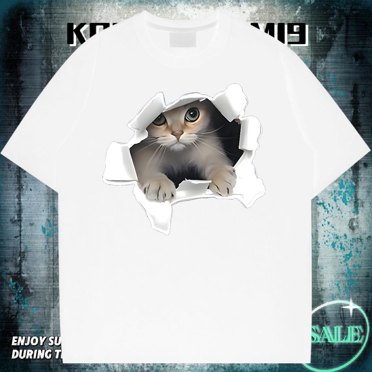 Custom T shirt Custom Print Oversized Sport Men Clothes T-Shirt Breathable Crew Neck Cotton Classic