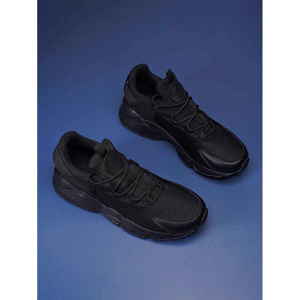 Letter Men S Patch Decor Lace Up Front Running Shoes Outdoor Sneakers Ddmysaturn