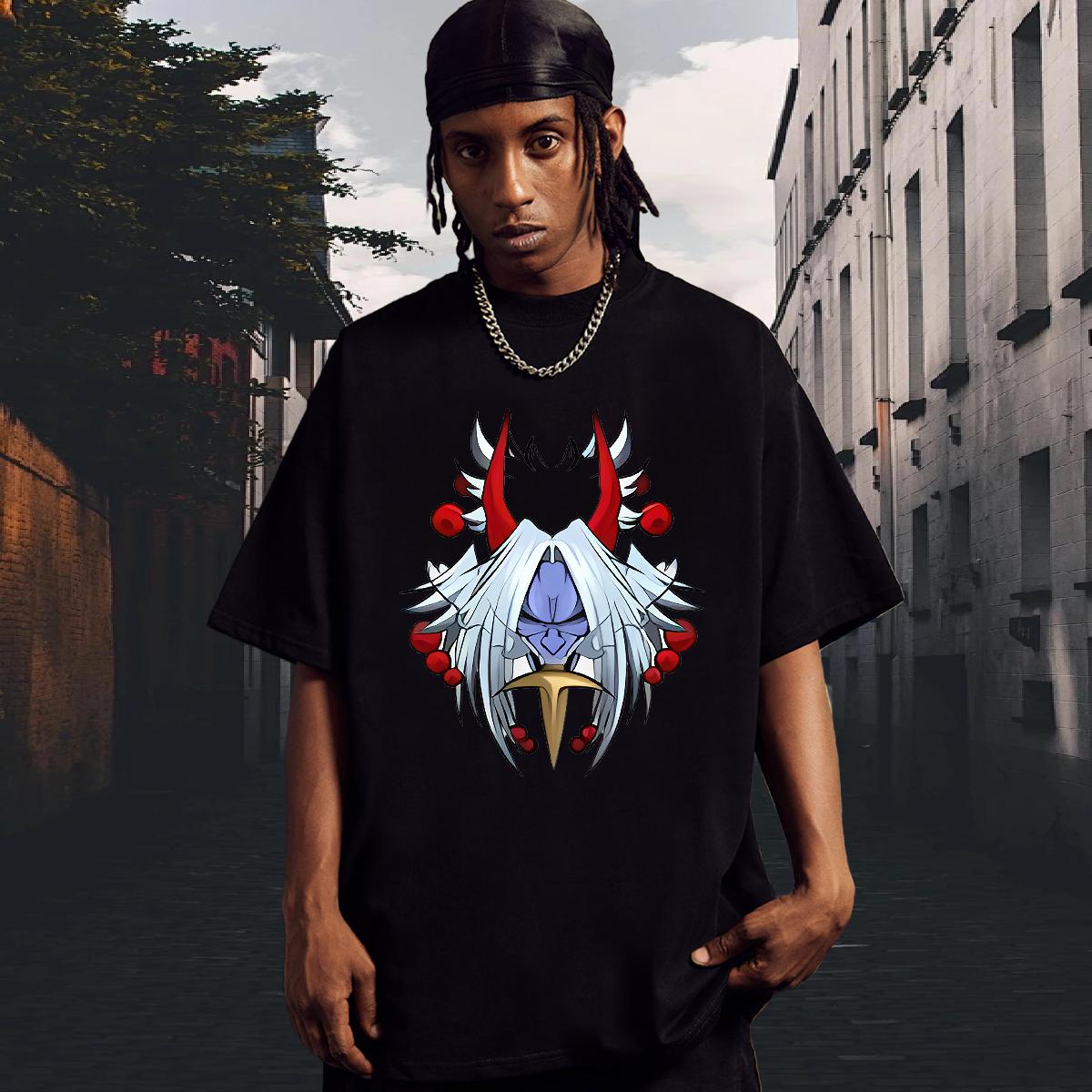 Classic Casual T-Shirts for Men Black Oversized Street wear Hip Hop Tshirt for Man Woman Breathable Crew Neck Cool Design