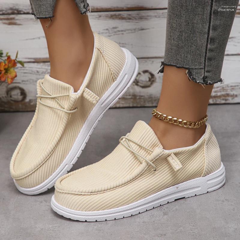 Casual Shoes Women Sneakers 2024 Summer Breathable Cloth Loafers Platform Woman Designer Zapatos De Mujer