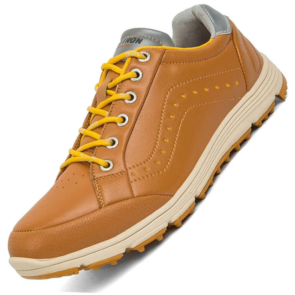Red Waterproof Shoes Black Outdoor Light Weight Quality Golf Men Comfortable Walking Gym Sneakers Ddmysaturn