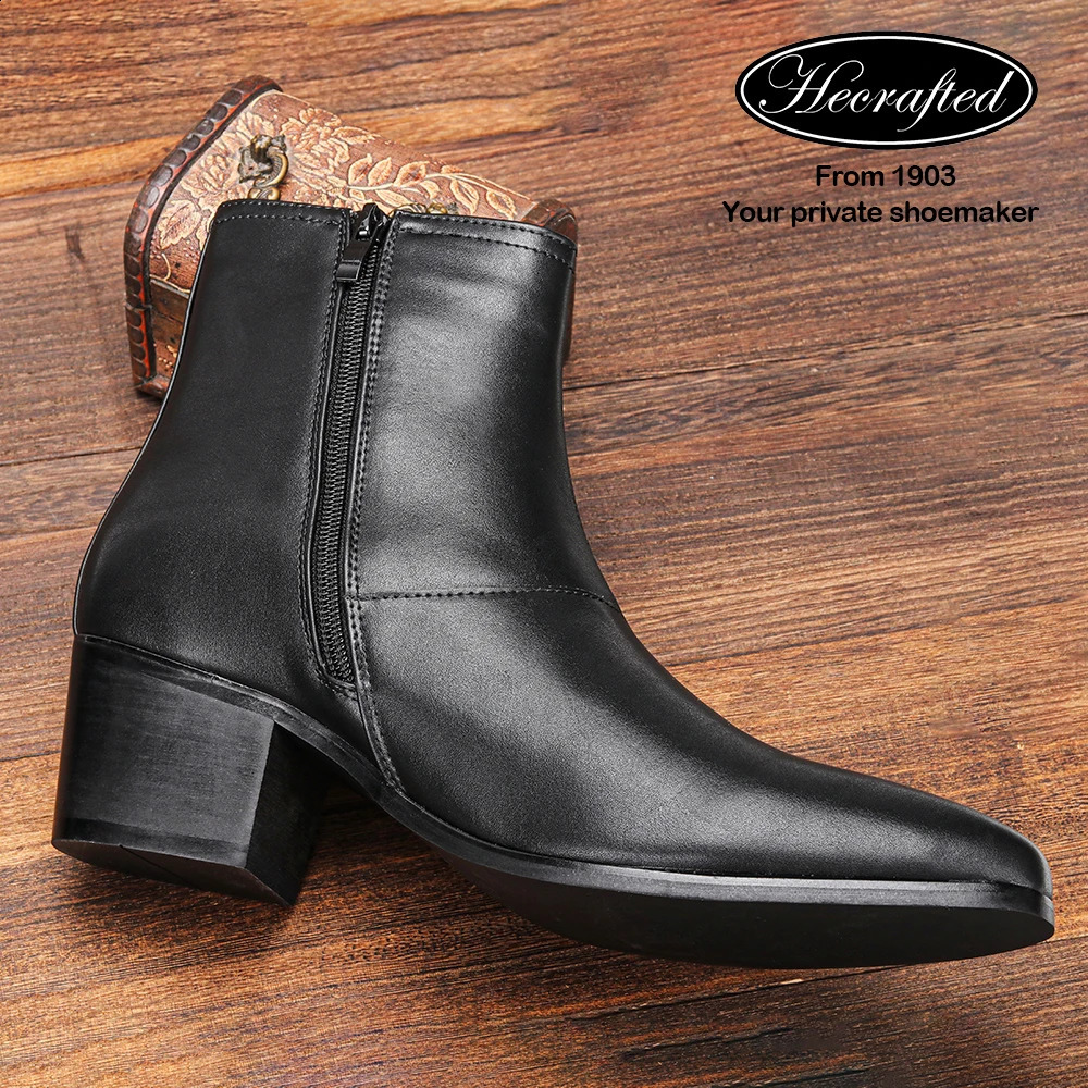 Men Boots Comfortable Fashion With Heel 2024 Classic Chelsea Boots 240914