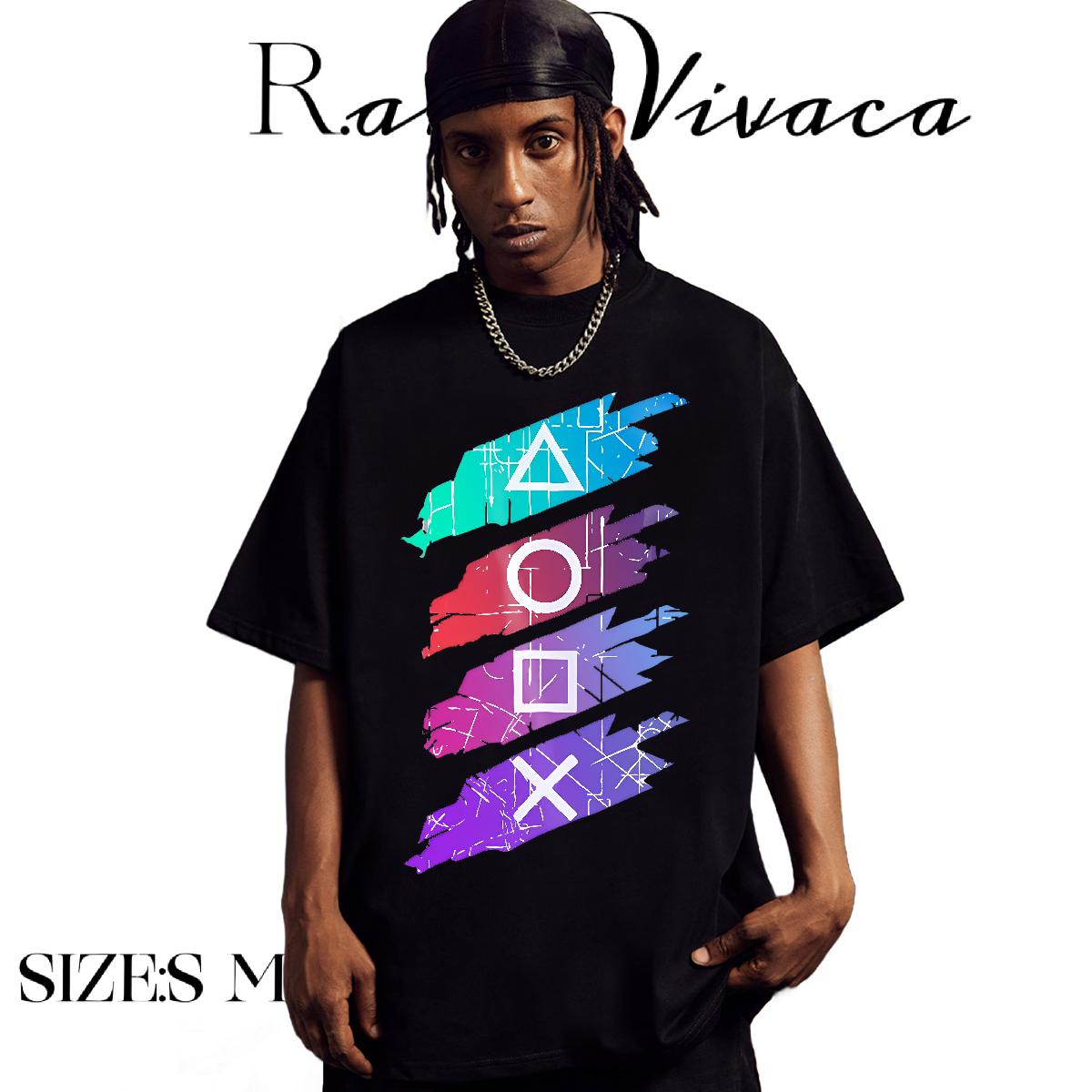 Classic T-Shirts for Men Anime Print Street Tshirts Cotton O Neck Short Sleeves Loose