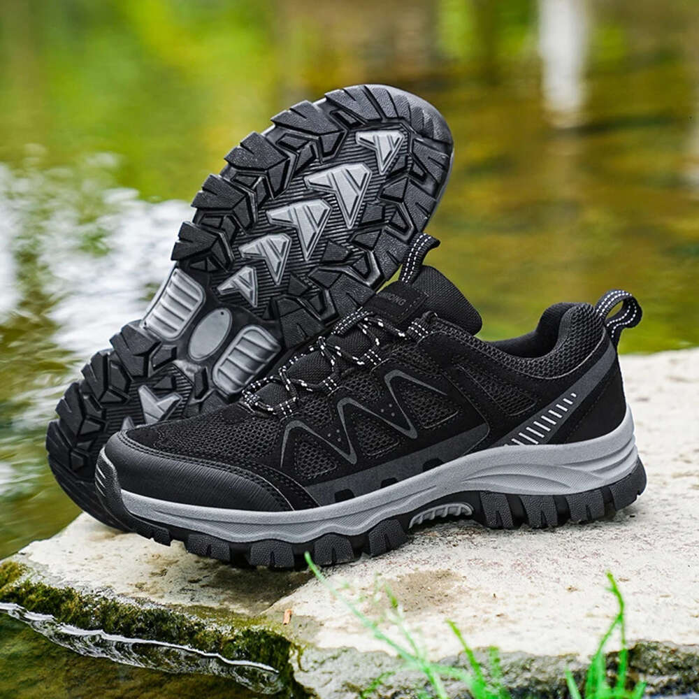 Men S Breathable Hiking Sports Shoes Wading Fashion Climbing Trekking Sneakers For Outdoor Work Boots Ddmysaturn