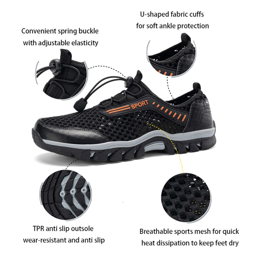 Sports Hiking Men Non Slip Breathable Sneakers Shoes For Outdoor Trailing Trekking Walking Climbing Ddmysaturn